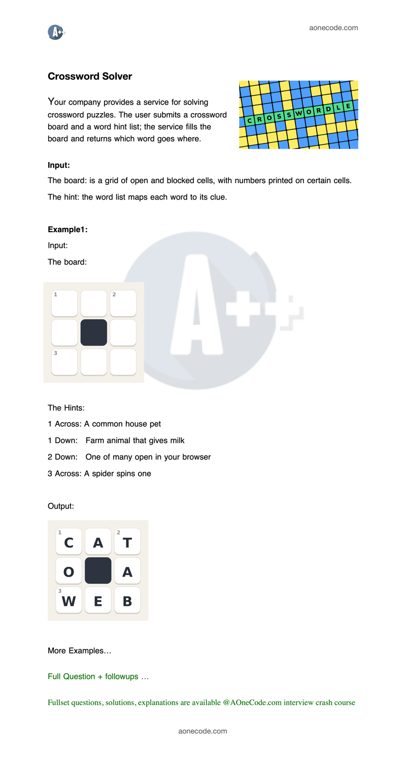 Crossword Solver